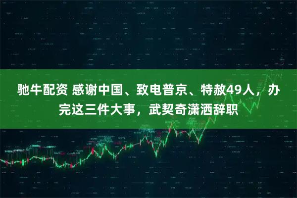 驰牛配资 感谢中国、致电普京、特赦49人，办完这三件大事，武契奇潇洒辞职